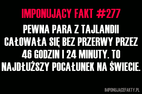 Najdłuższy pocałunek na świecie