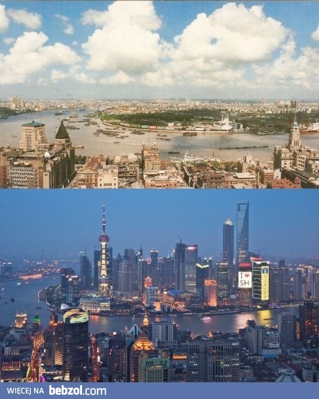 Shanghai 1990 vs 2011