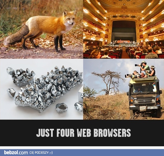 Tylko niektóre przeglądarki internetowe