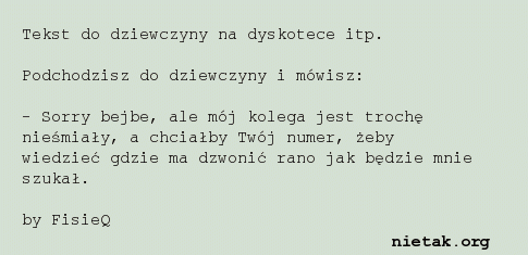 Podryw na skromnego