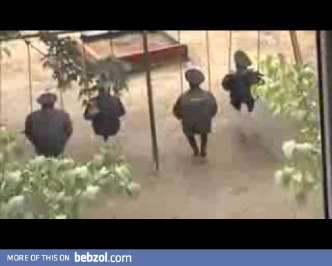 Russian militia hard working