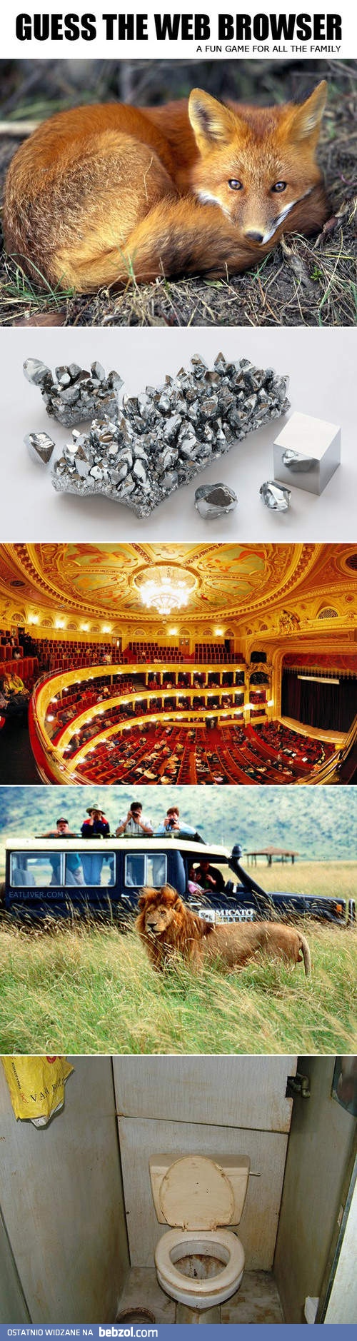 Zgadnij jakie to przeglądarki