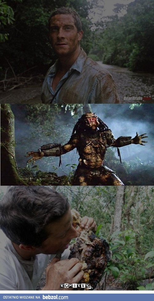 Bear Grylls vs. Predator