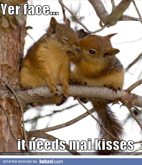 Jej twarz w czasie pocałunku, którego potrzebowała..