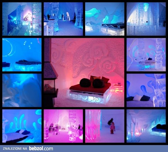 Hotel w północnej Szwecji wybudowany z brył lodu