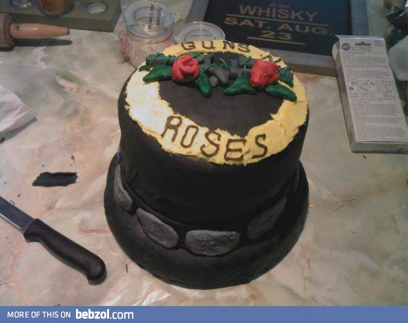 G'n'R Cake