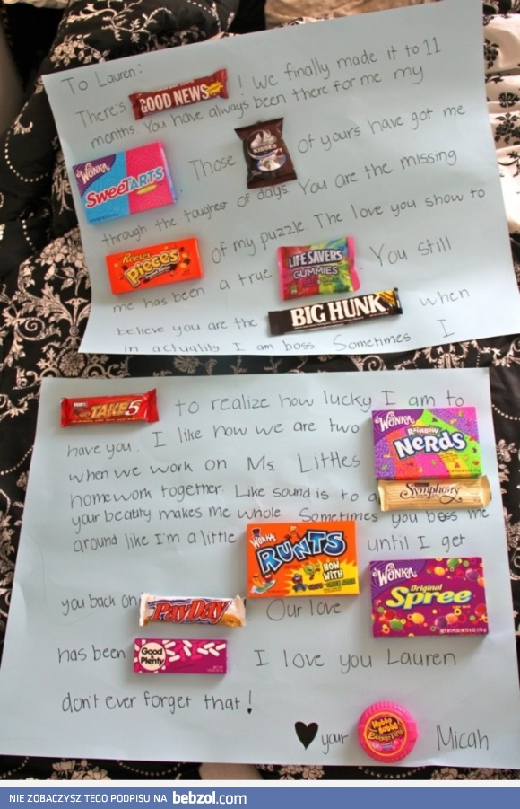 Bardzo pomysłowy list :-)