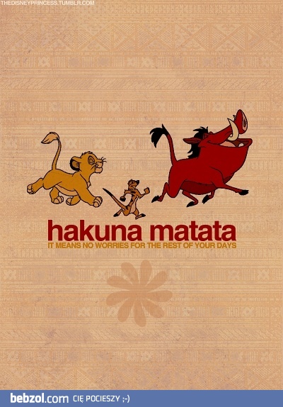 Hakuna Matata! 