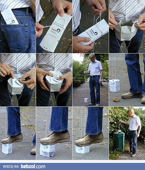 Dobry pomysł sprzątania po swoim piesku :-)