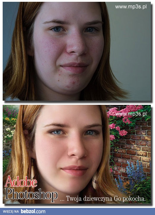 Może to jej urok. Może to photoshop