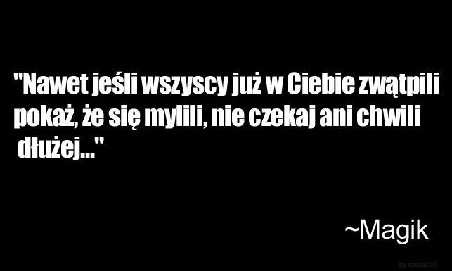 Nie czekaj ani chwili dłużej! 
