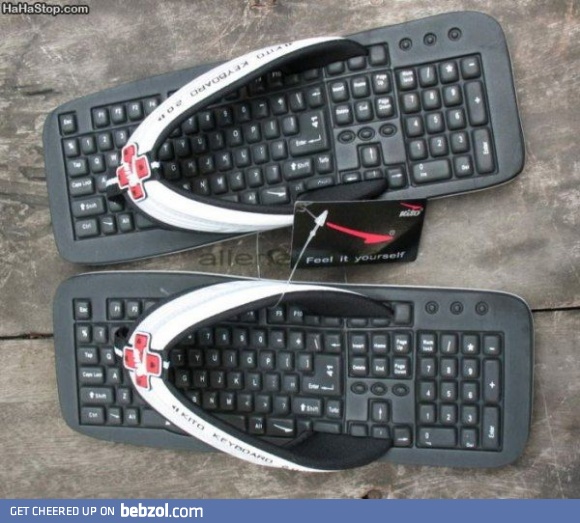 Keyboard Sandals