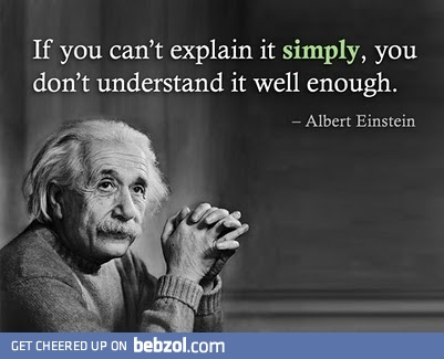Simply Put Einstein.