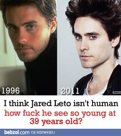 Jared Leto dawniej i dziś..