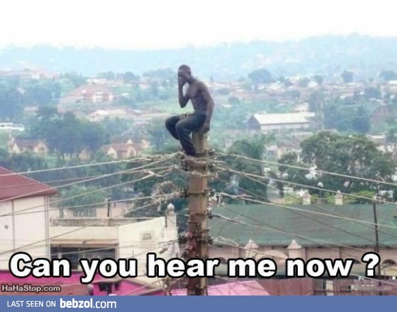 Can you hear me now?