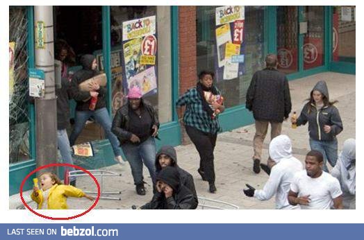 Even children steal in London