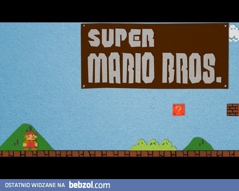 Super Mario Bros - super wykonana animacja 