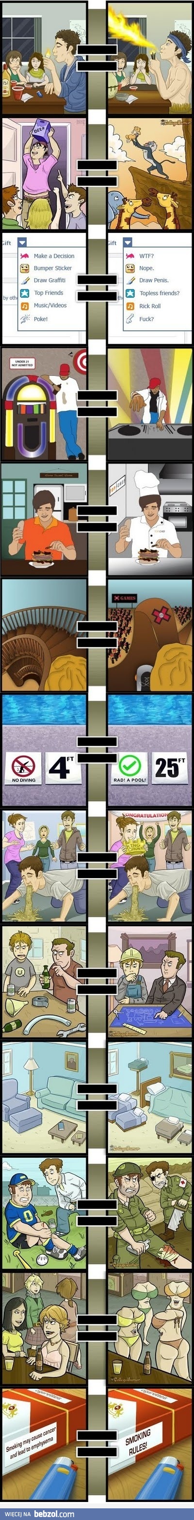 Jak pijani ludzie patrzą na życie 