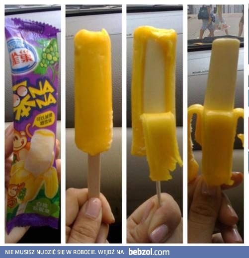 Bananowe lody - kto się skusi? 