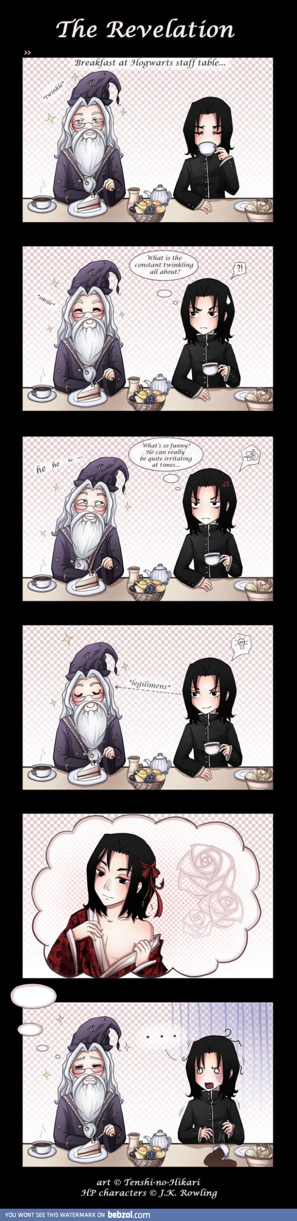 Why is he smiling like that?