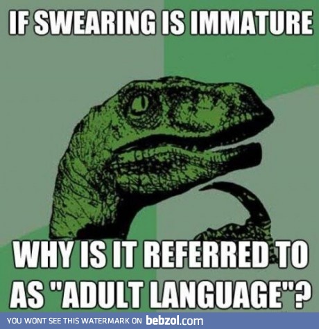 Adult language?