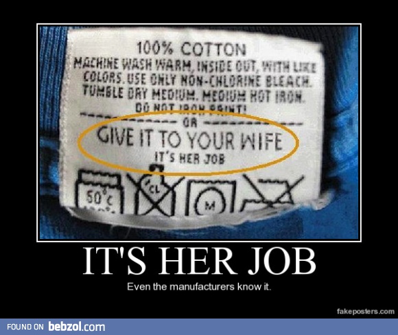 Washing instructions