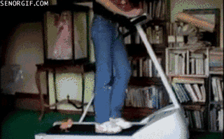 kaczuszka na bieżni