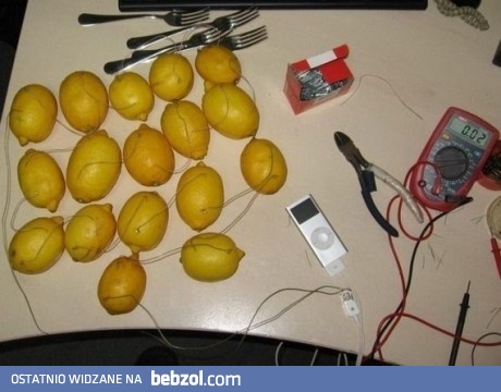 Próbował ożywić cytryny