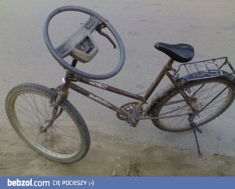 Takiej kierownicy w rowerze jeszcze nie widziałem
