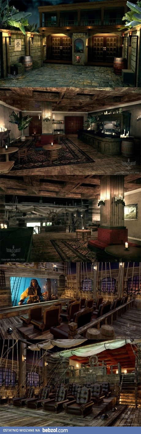 Piracki bar wraz z kinem 