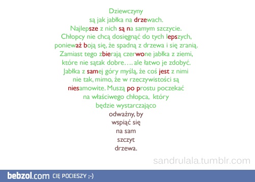 Dziewczyny są jak jabłka