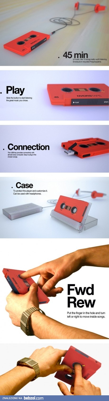 Kreatywny odtwarzacz MP3