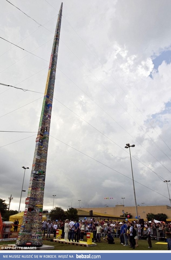 Najwyższa na świecie wieża lego 