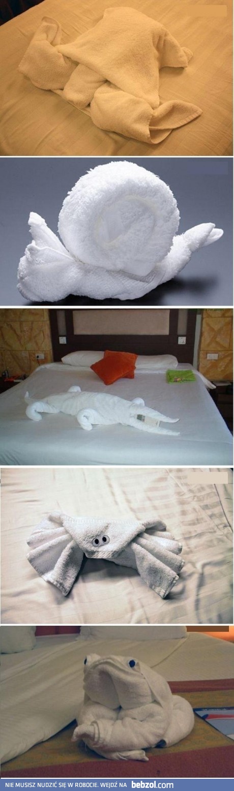 Sztuka z ręczników 