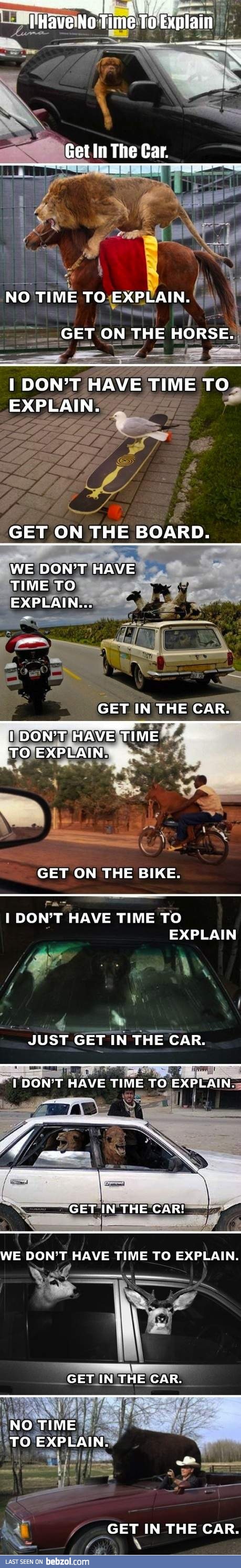 Don't have time to explain