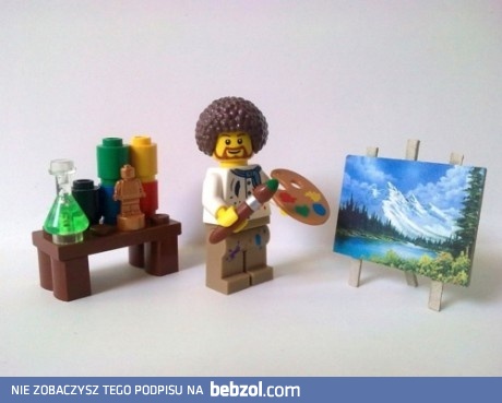 Bob Ross z Lego
