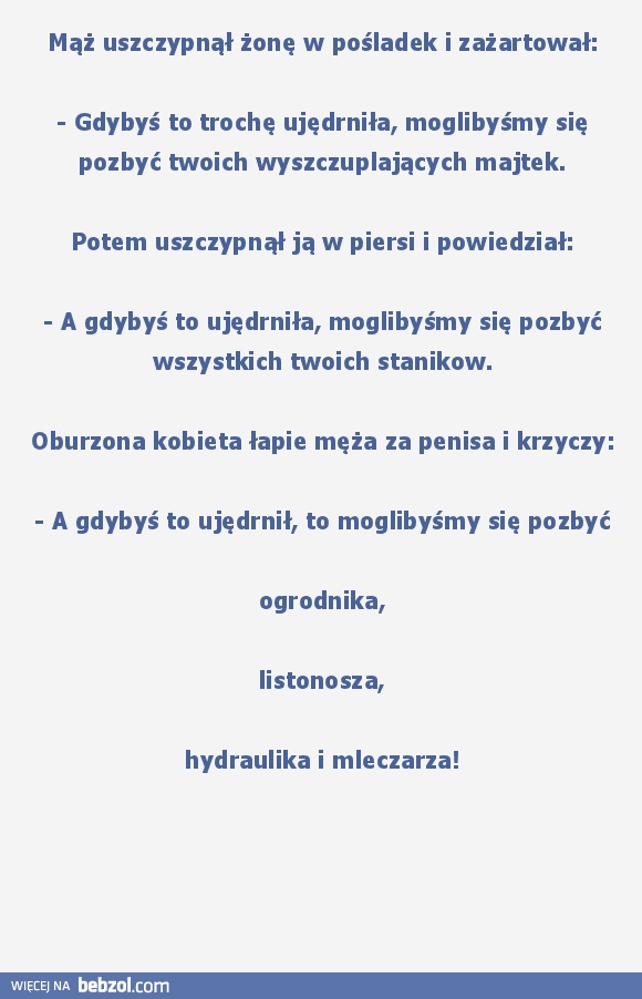 Mąż żartowniś
