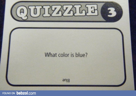 What color is blue?