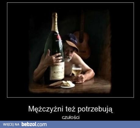 Mężczyźni też potrzebują czułości