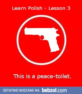 Lekcja polskiego - pistolet