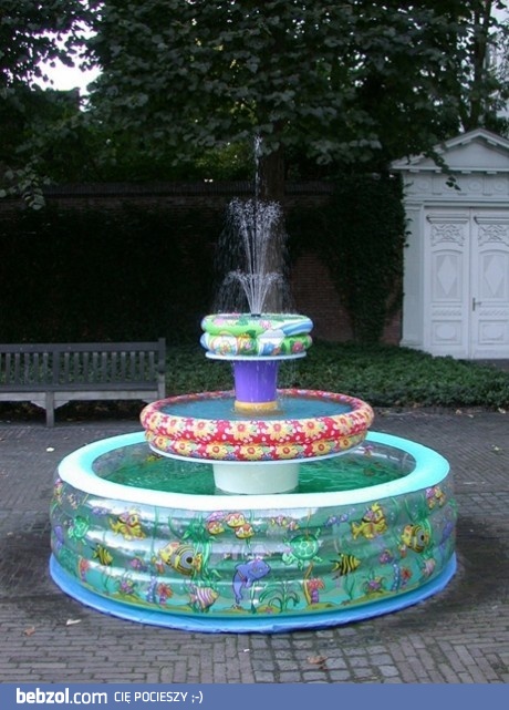 Pomysłowa fontanna 