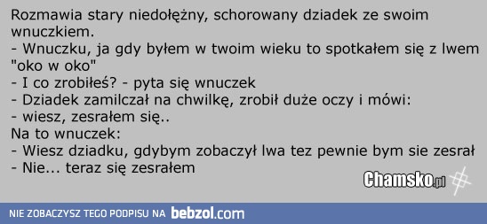 Dziadek i lew