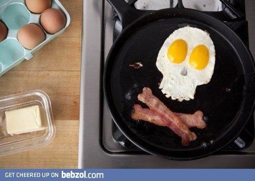 Bacon and eggs