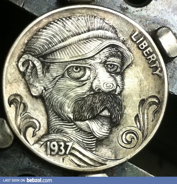 My Hobby is recarving old coins