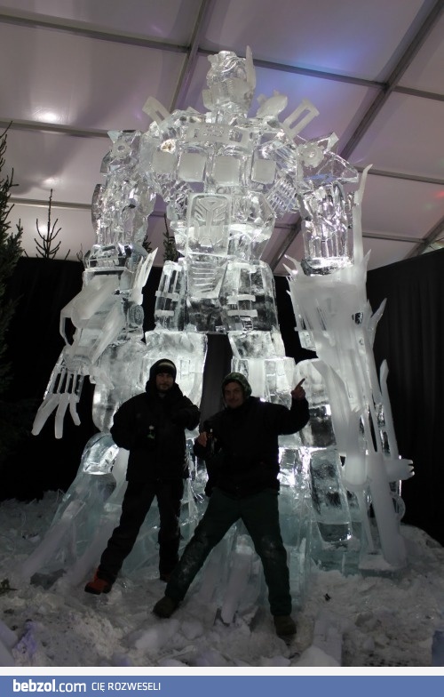 Lodowy Optimus Prime