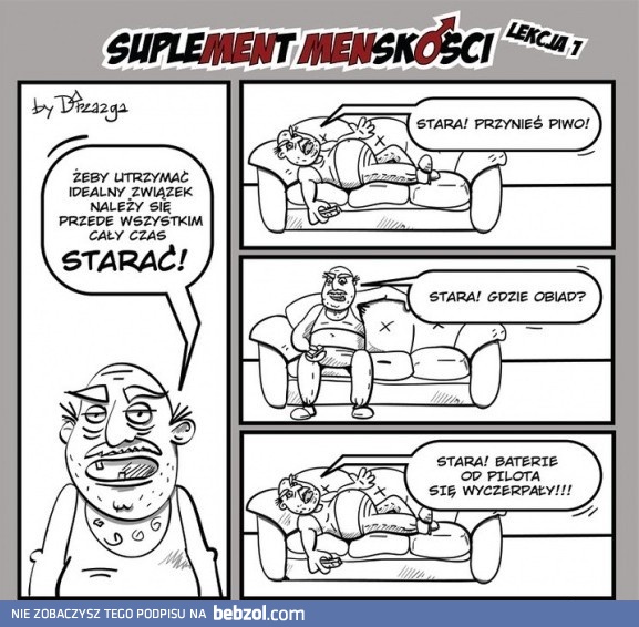 Bo w związku trzeba się mocno starać