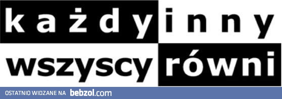 Wszyscy równi! 