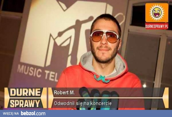 Odwodnił się na koncercie 