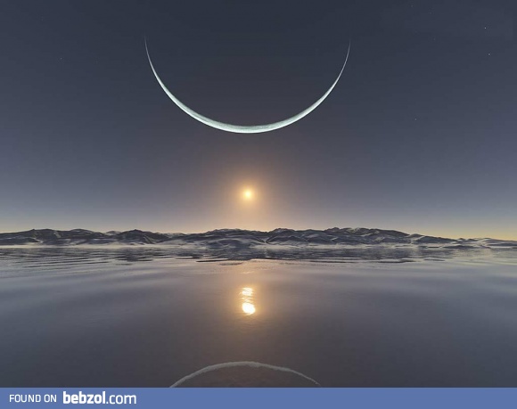 Sunset at the North Pole