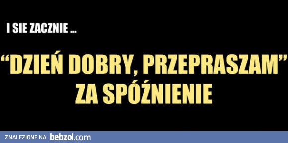 I się zacznie..